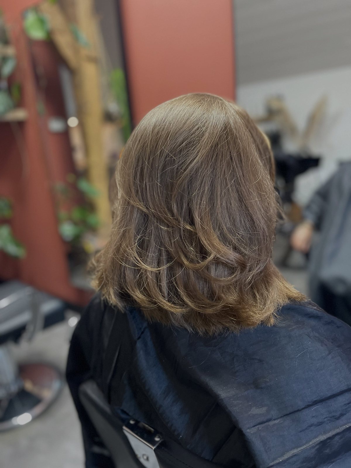 De nieuwe bob met laagjes, van achteren